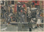 Romare Bearden. The Dove. 1964. Cut-and-pasted printed paper, gouache, pencil, and colored pencil on board, 13 3/8 × 18 3/4″ (33.8 × 47.5 cm). Blanchette Hooker Rockefeller Fund. Photo: Thomas Griesel