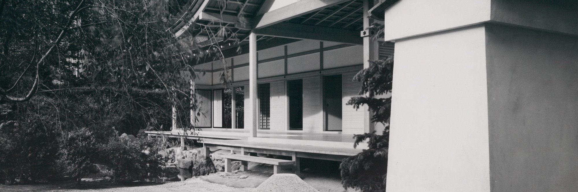 Installation view of Japanese Exhibition House at The Museum of Modern Art, New York