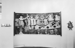 Installation view of New Horizons in American Art at The Museum of Modern Art, New York