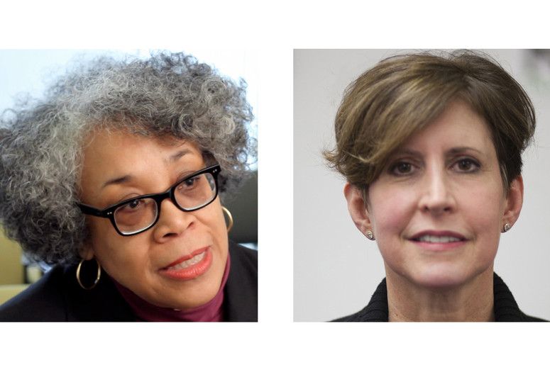 From left: Lowery Stokes Sims. Photo: Alexander Arrechea; Susan Cahan. Photo: Andrew Schmidt