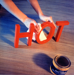 Bruce Nauman. Waxing Hot, from the portfolio *Eleven Color Photographs. 1966–67/1970/2007. Inkjet print (originally chromogenic color print), 19 15/16 × 19 15/16″ (50.6 × 50.6 cm). Museum of Contemporary Art, Chicago. Gerald S. Elliott Collection. © 2010 Bruce Nauman/Artists Rights Society (ARS), New York
