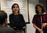 Art and Practice: Nina Katchadourian and Regine Basha, April 28, 2016, The Museum of Modern Art. Photo: Manuel Molina Martagon. © 2016 The Museum of Modern Art, New York