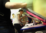 Archive as Impetus: Portable Politics/Print as Protest Screenprinting Workshop, May 18, 2013, The Museum of Modern Art. Photo: Paula Court. © 2016 The Museum of Modern Art, New York