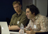 Art and Practice: Michael Rakowitz and Aaron Hughes, May 5, 2015, The Museum of Modern Art. Photo: Manuel Molina Martagon. © 2016 The Museum of Modern Art, New York