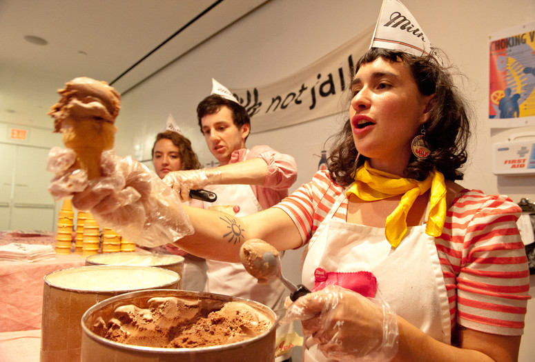 Ice Cream Social with Advocacy group Milk Not Jails, June 30, 2013, The Museum of Modern Art. Photo: Nan Melville. © 2016 The Museum of Modern Art, New York