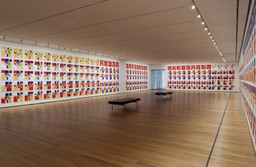 Installation view of Gabriel Orozco: Samurai Tree Invariants at The Museum of Modern Art, New York. Photo: Jonathan Muzikar