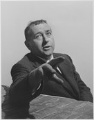 Portrait of Marcel Breuer, associated with the exhibition The House in the Museum Garden, The Museum of Modern Art, New York, April 12, 1949 through October 30, 1949. Gelatin silver print, 7 1/2 x 9 1/2&#34; (19 x 24.1 cm). The Museum of Modern Art Archives