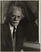 Imogen Cunningham. Alfred Stieglitz. 1934. Gelatin silver print, 9 5/8 × 7 1/2″ (24.4 × 19 cm). Gift of Albert M. Bender. © 2016 Estate of Imogen Cunningham