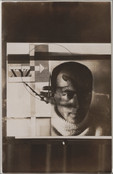 El Lissitzky. Self-Portrait (The Constructor). 1924. Gelatin silver print, 5 1/2 × 3 1/2″ (13.9 × 8.9 cm). Thomas Walther Collection. Gift of Shirley C. Burden, by exchange. © 2016 Artists Rights Society (ARS), New York/VG Bild-Kunst, Bonn