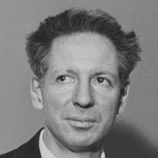 Herbert Matter at the exhibition Four American Graphic Designers, The Museum of Modern Art, New York, February 9, 1954–April 4, 1954. Gelatin silver print, 7 1/2 x 9 1/2&#34; (19.1 x 24.1 cm). The Museum of Modern Art Archives