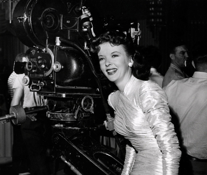 Ida Lupino on the set of The Man I Love (1946)