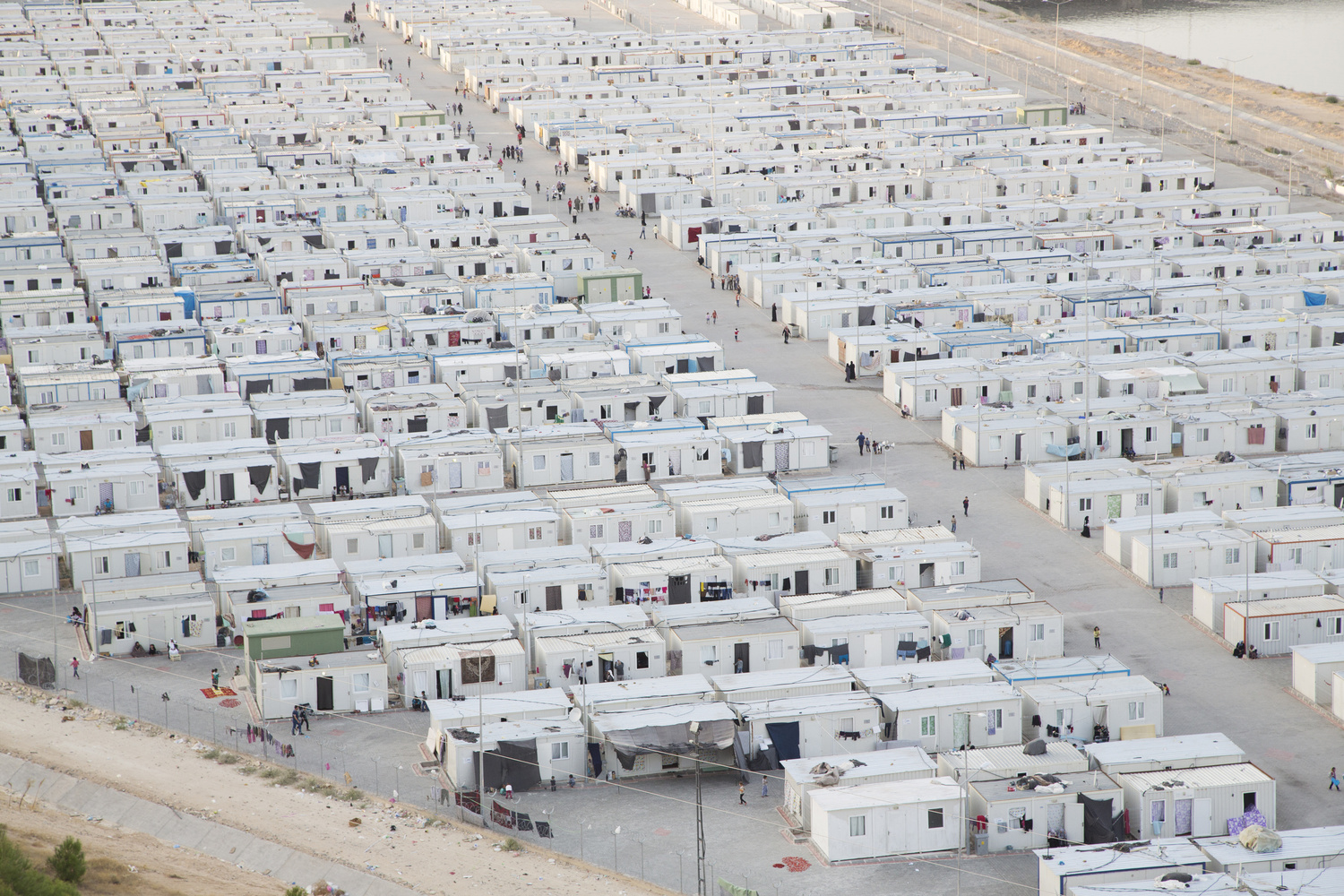 Tobias Hutzler. Nizip II, Container Camp. 2014. Courtesy of the artist