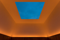 James Turrell. Meeting. 1980–86/2016. Light and space. The Museum of Modern Art, New York. Gift of Mark and Lauren Booth in honor of the 40th anniversary of MoMA PS1. Photo: Pablo Enriquez