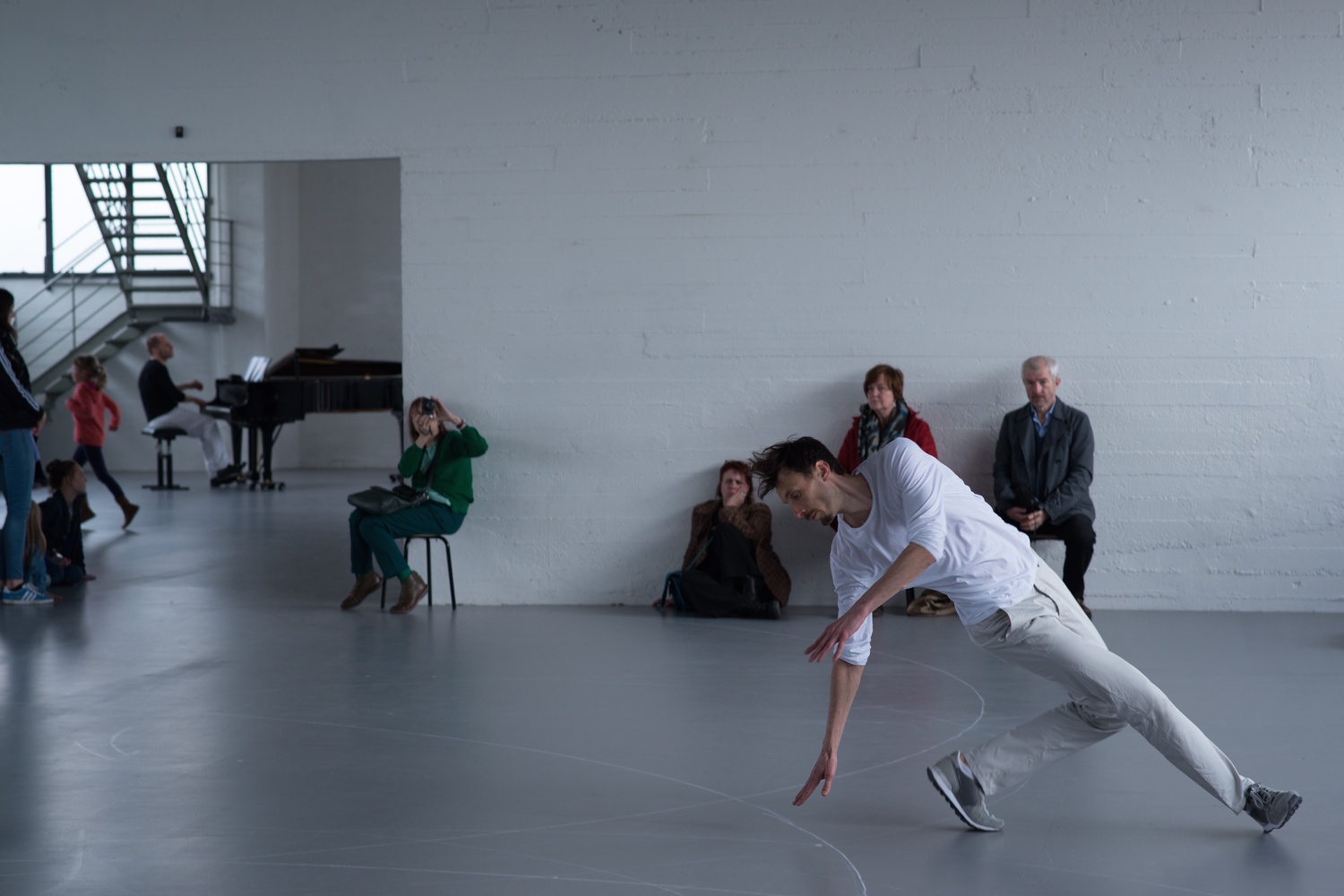 Anne Teresa De Keersmaeker. Work/Travail/Arbeid. 2015. Installation view, WIELS centre for contemporary art, Brussels, March 20–May 17, 2015. © 2016 Anne Teresa De Keersmaeker. Photo: Anne Van Aerschot