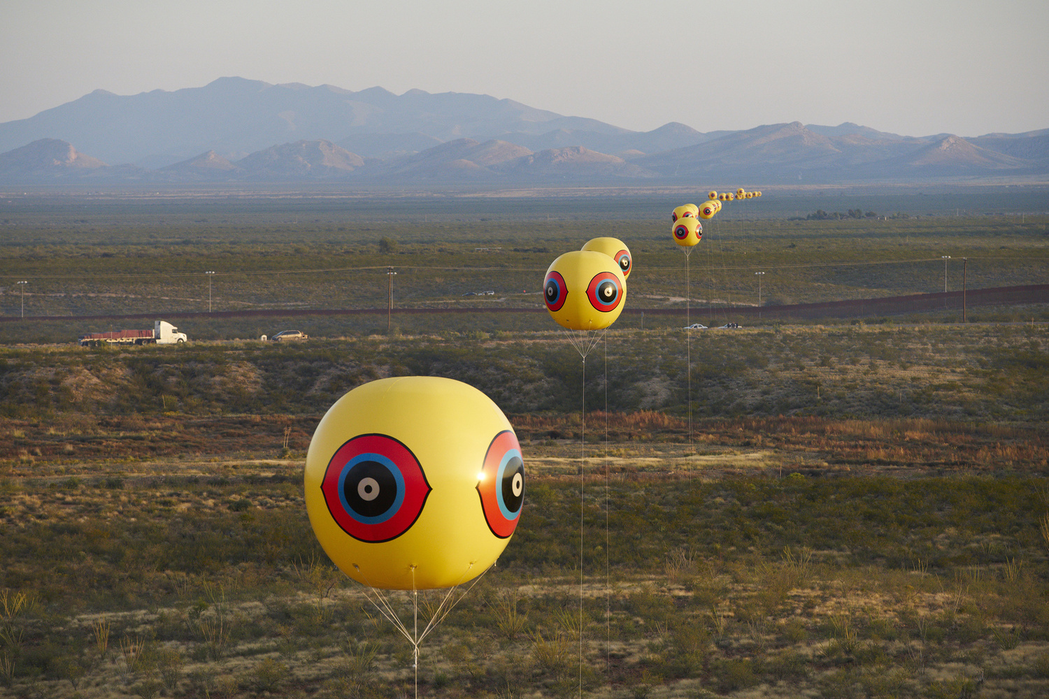 Through the Repellent Fence: A Land Art Film. 2017. USA. Directed by Sam Wainwright Douglas. Photo by Michael Lundgren, courtesy of Postcommodity