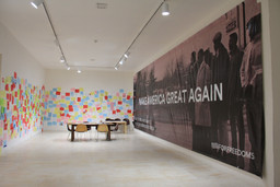 Installation view of Artist Residency: Laboratory For Freedoms at MoMA PS1. Photo: Nick Nazmi