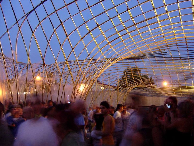 nARCHITECTS. Canopy. 2004. Young Architects Program 2004, MoMA PS1, New York, winner