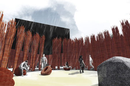 Grupo Talca. Wicker Forest. 2014. Young Architects Program 2014, CONSTRUCTO, Santiago, winner