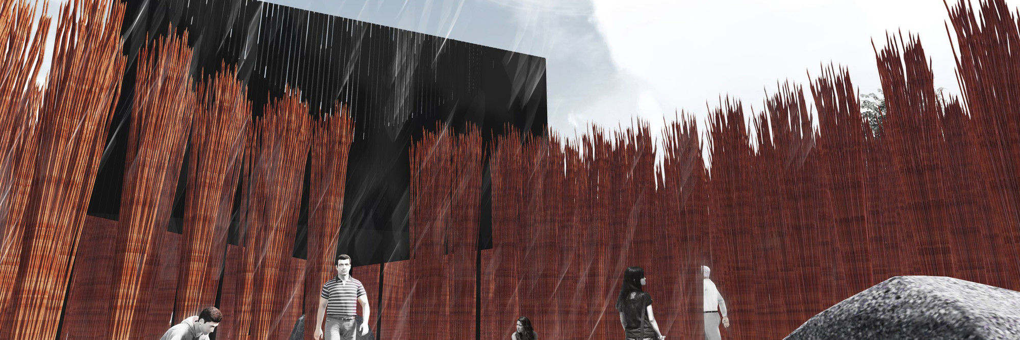 Grupo Talca. Wicker Forest. 2014. Young Architects Program 2014, CONSTRUCTO, Santiago, winner