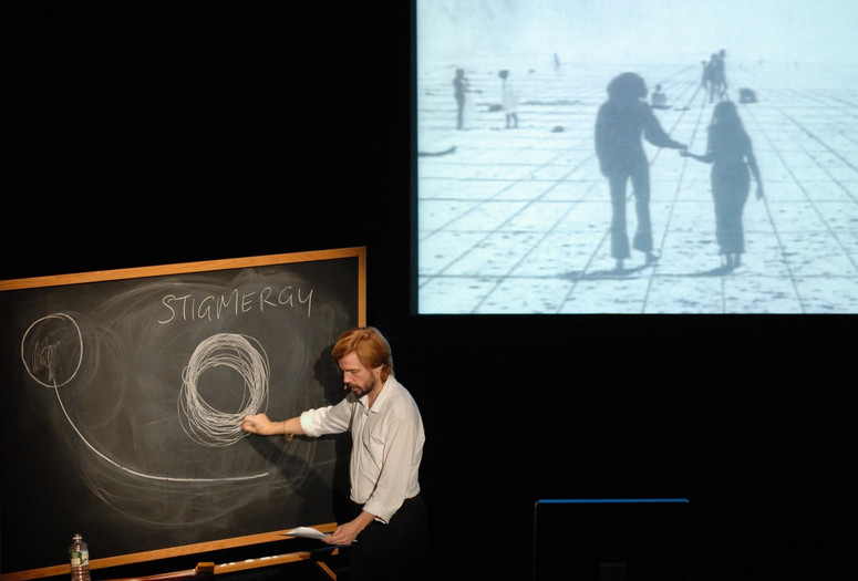 Mark Leckey. Mark Leckey in the Long Tail. 2009. Performed at The Abrons Arts Center, 2009. © 2009 Mark Leckey and Gavin Brown’s enterprise, NY. Photo: Amy C. Elliot