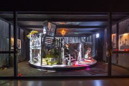 Christoph Schlingensief. The Animatograph. 2005. Installation view of Christoph Schlingensief at MoMA PS1, 2014. Photo Matthew Septimus. © 2014 MoMA PS1