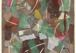 Anne Ryan. Collage, 353. 1949. Pasted colored papers, cloth, and string on paper, 7 1/2 x 6 7/8″ (19 x 17.5 cm). The Museum of Modern Art, New York. Gift of Elizabeth McFadden