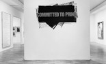 Installation view of Committed to Print. The Museum of Modern Art Archives, New York