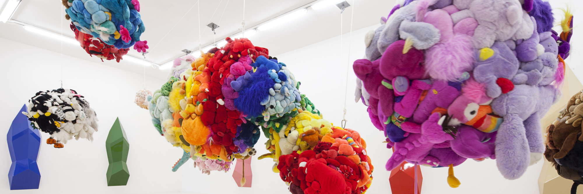 Installation view, Mike Kelley at MoMA PS1, October 13, 2013–February 2, 2014. Photo: Matthew Septimus