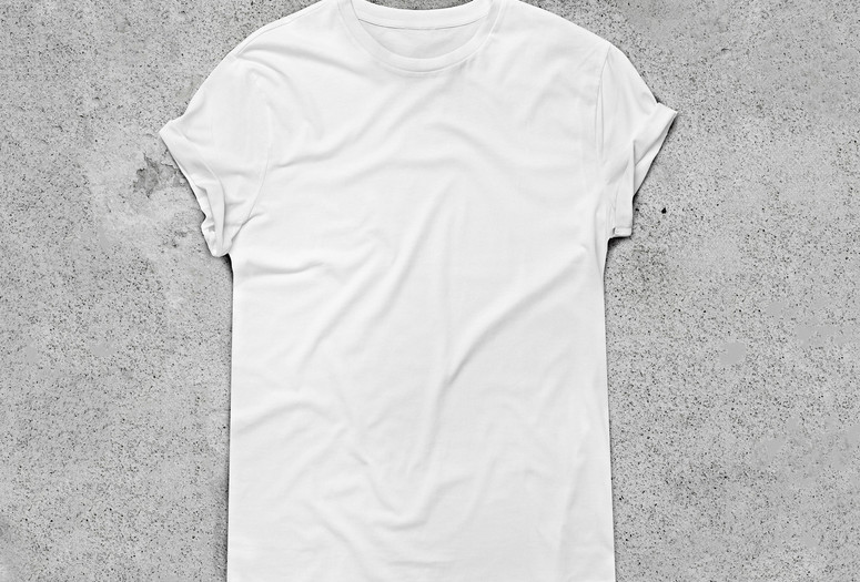 White T-shirt. Image courtesy Shutterstock/SFIO CRACHO
