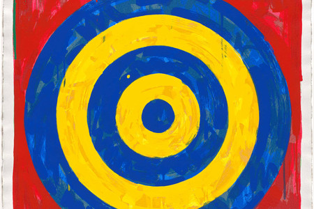 Jasper Johns. Target. 1974, Screenprint. Publisher: the artist and Simca Print Artists Inc., New York. Printer: Simca Print Artists Inc., New York. Edition: proof outside the edition of 70. © 2017 Jasper Johns/Licensed by VAGA, New York