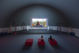 Installation view of Ferhat Özgür: I Can Sing at MoMA PS1, October 25, 2012–January 19, 2013. Photo: Matthew Septimus
