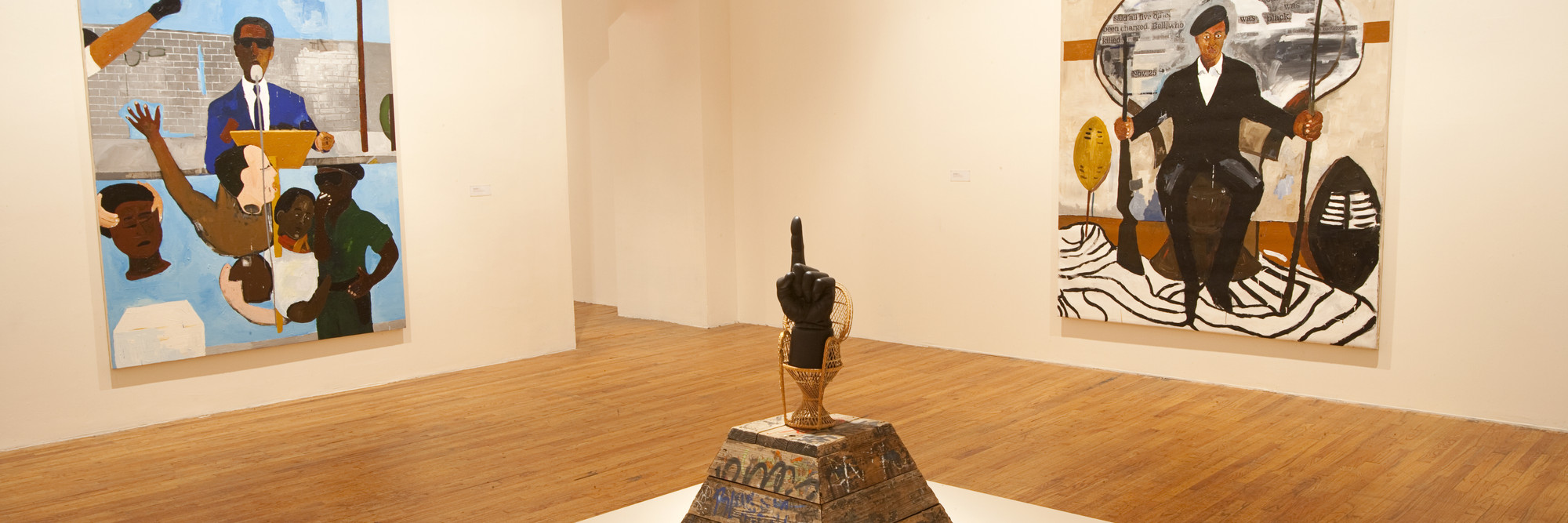Installation view of Henry Taylor at MoMA PS1, January 29–April 9, 2012. Photo: Matthew Septimus
