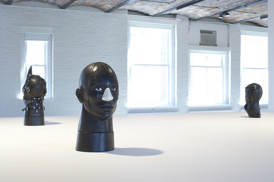 Installation view of Nancy Grossman: Heads at MoMA PS1, May 22–August 15, 2011. Photo: Matthew Septimus