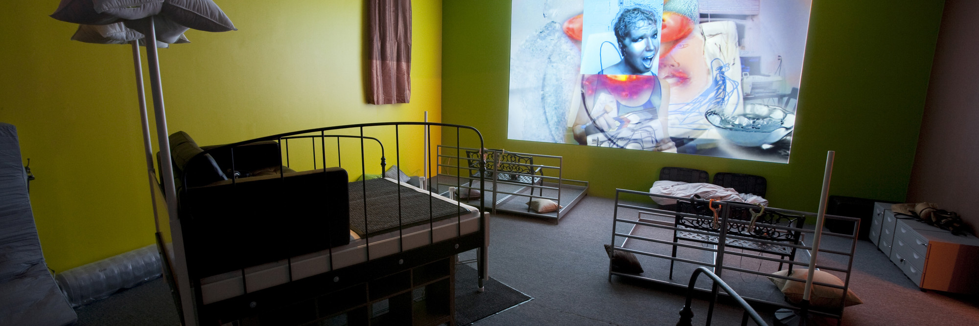 Installation view of Ryan Trecartin: Any Ever at MoMA PS1, June 19–September 3, 2011. Photo: Matthew Septimus