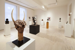 Installation view of Huma Bhabha: Unnatural Histories at MoMA PS1, November 18, 2012–April 1, 2013. Photo: Matthew Septimus