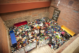 Installation view of Surasi Kusolwong at MoMA PS1, November 20, 2011–April 2, 2012. Photo: Mathew Septimus
