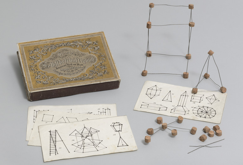 Unknown artist. Gift 18: Peas work (kindergarten material based on the educational theories of Friedrich Froebel). c. 1880–1900. Various materials. The Museum of Modern Art, New York. Gift of Lawrence Benenson