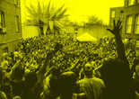 Audience at MoMA PS1’s Warm Up 2012. Image courtesy of MoMA PS1. Photo by Loren Wohl.