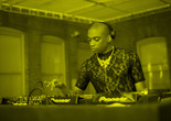 MoMA PS1’s Warm Up 2015 featuring Lotic. Image courtesy of MoMA PS1. Photo by Charles Roussel.
