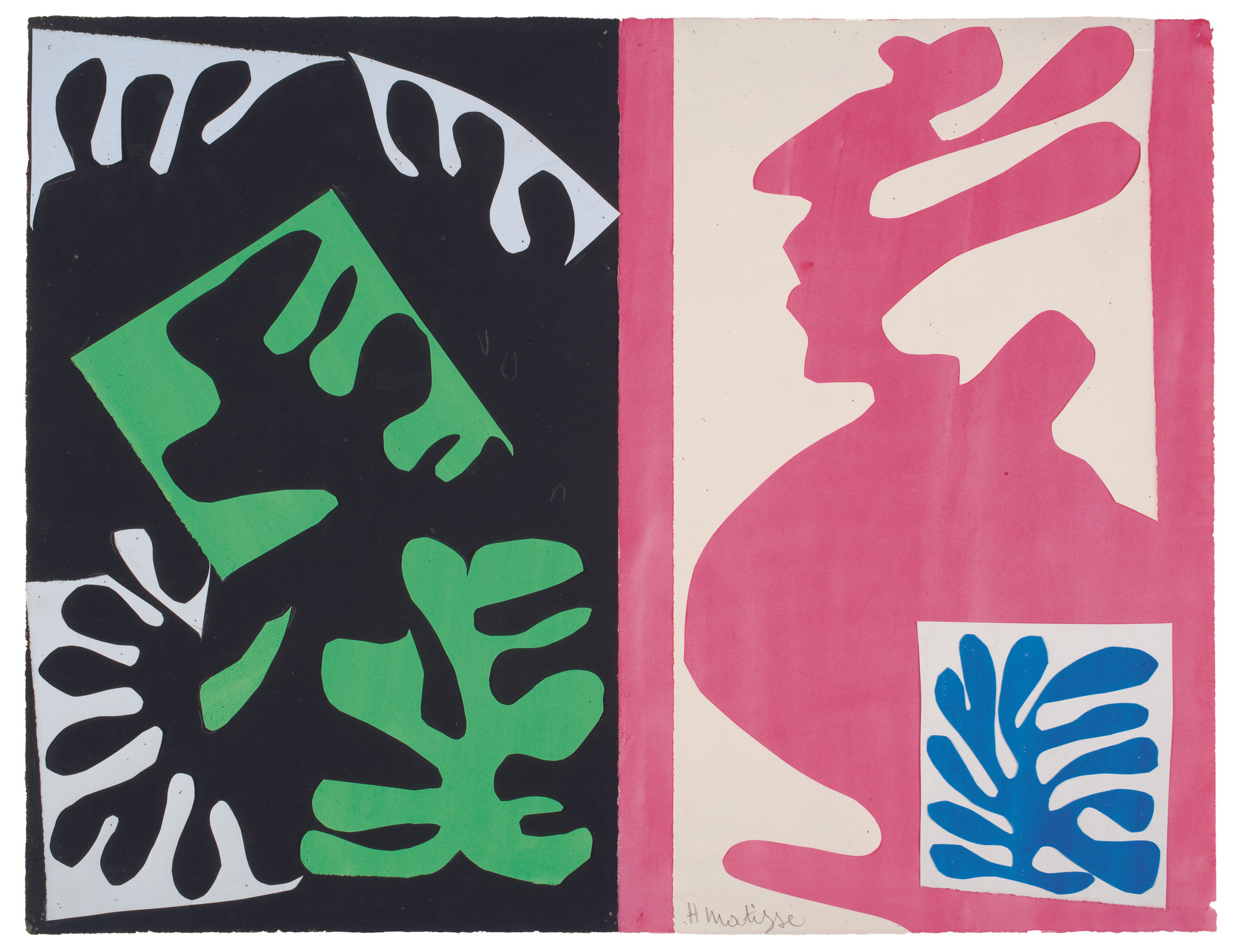 *Composition, Black and Red (Composition, noir et rouge)*