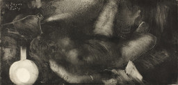 Woman Reclining on Her Bed (Femme étendue sur son lit)