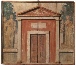 Construcción arquitectónica con figuras (Architectonic construction with figures)