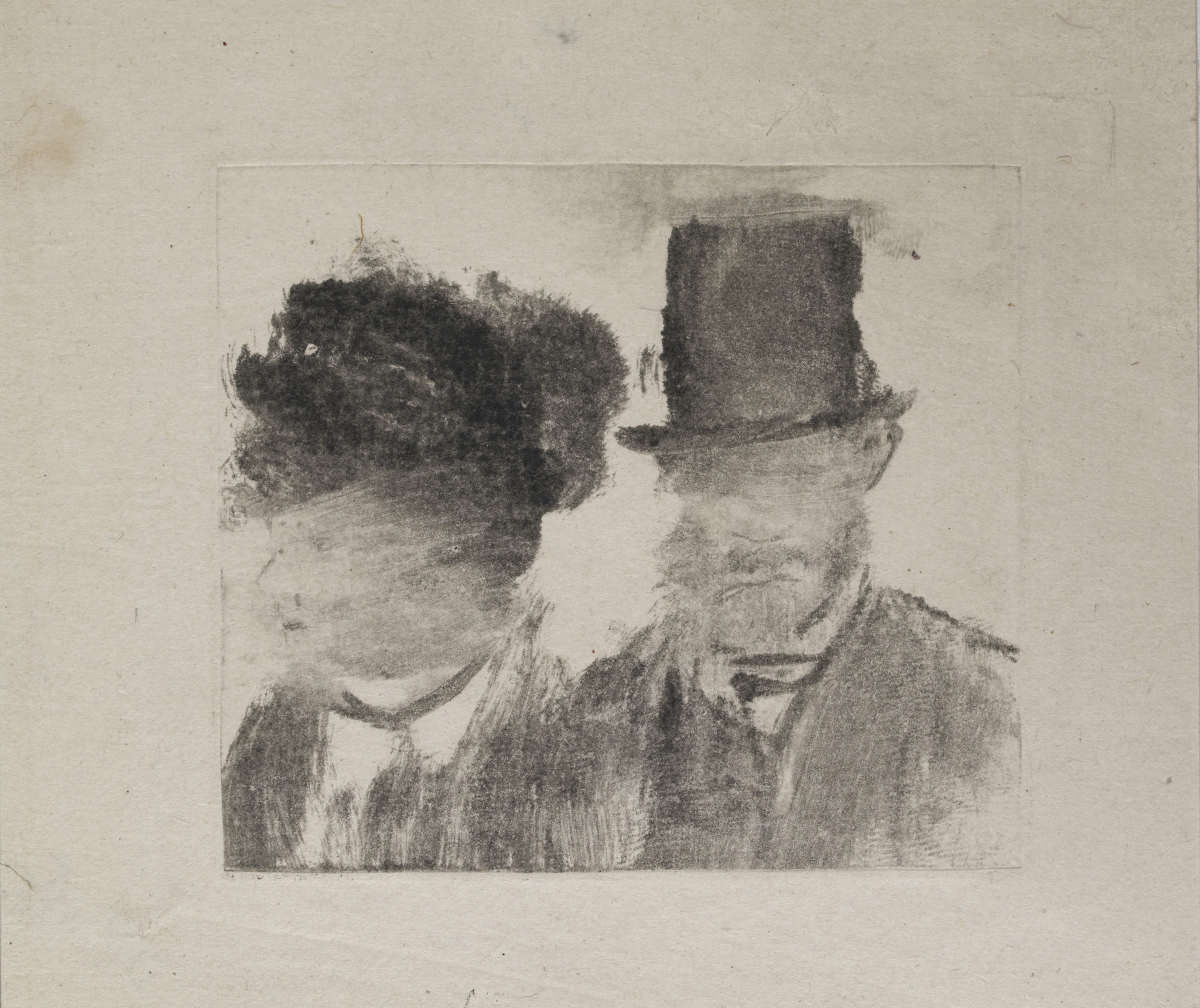 *Heads of a Man and a Woman (Homme et femme, en buste)*