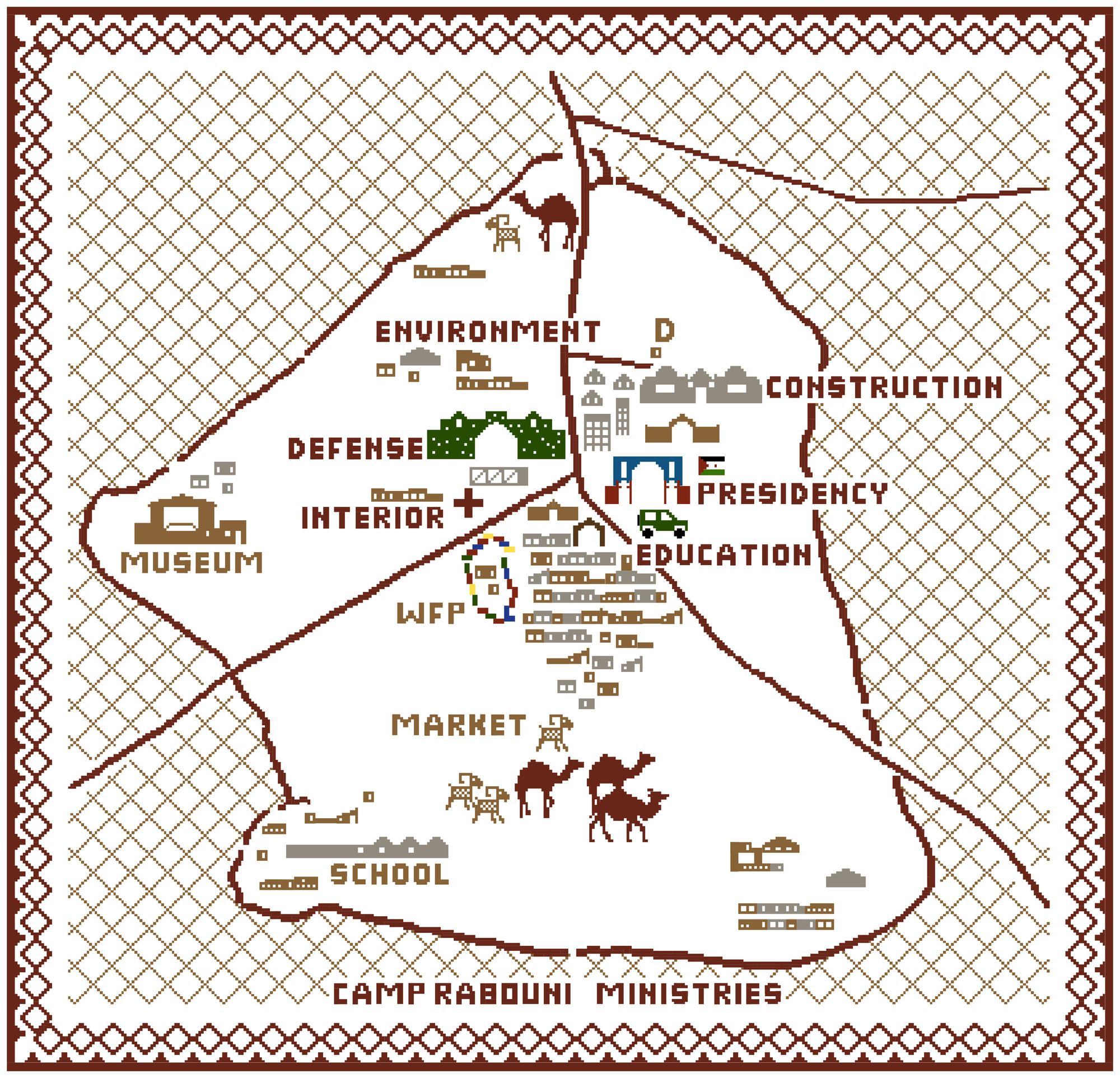 *Design for Rabouni Camp Woven Piece*