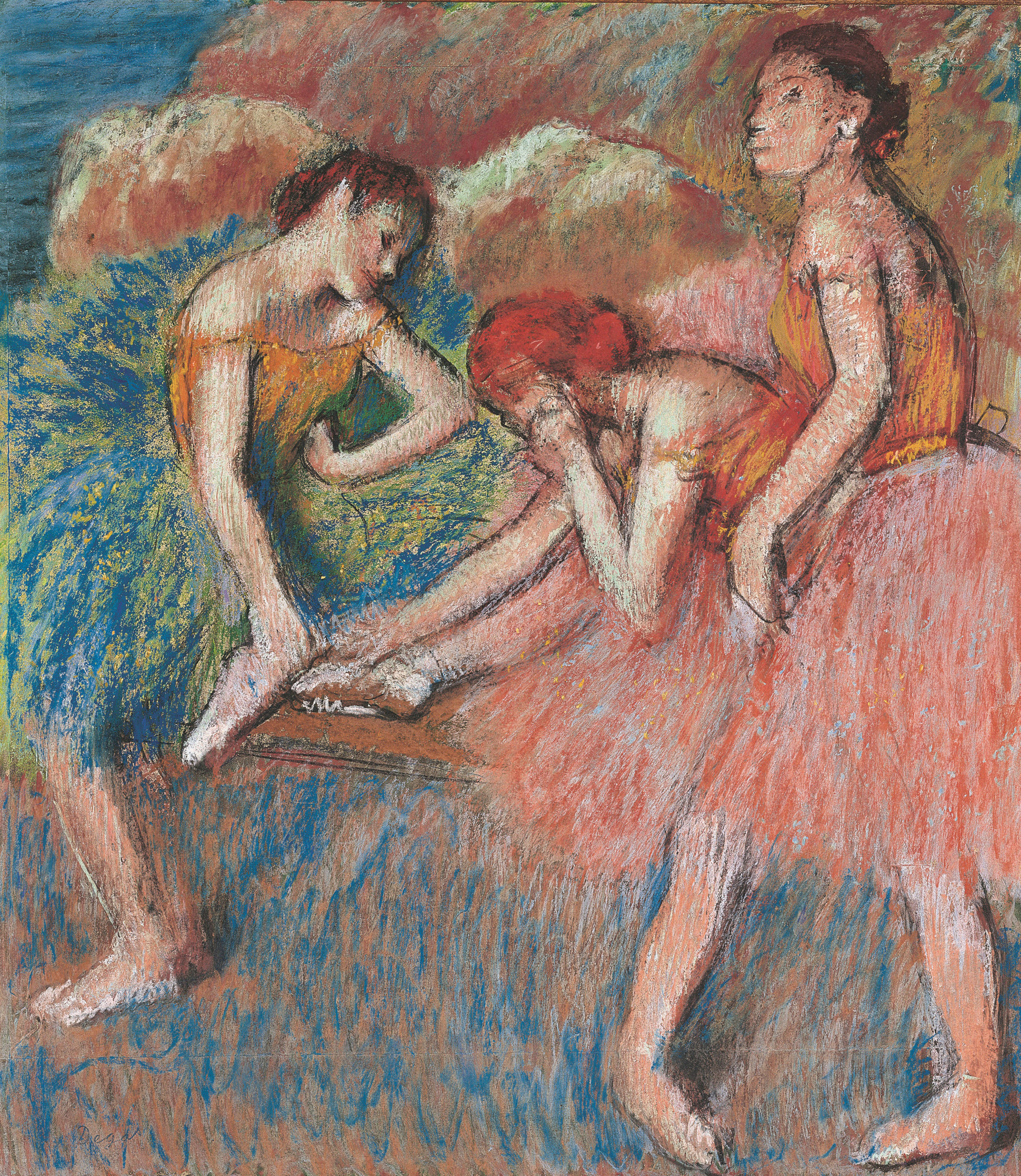 Edgar Degas, DANSEUSE AUX BRAS LEVÉS (1891)