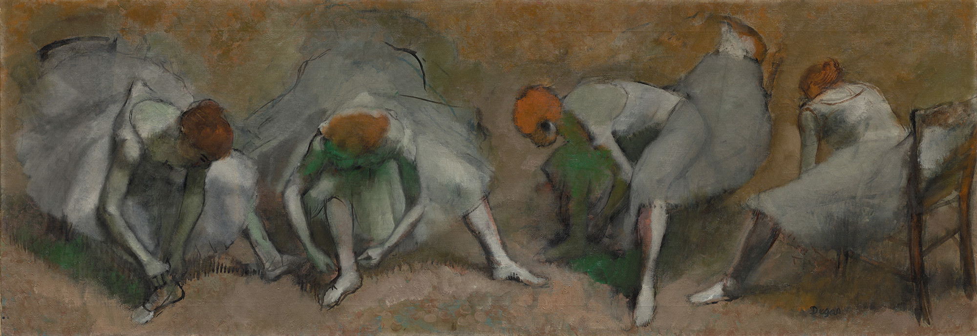 *Frieze of Dancers (Danseuses attachant leurs sandales)*