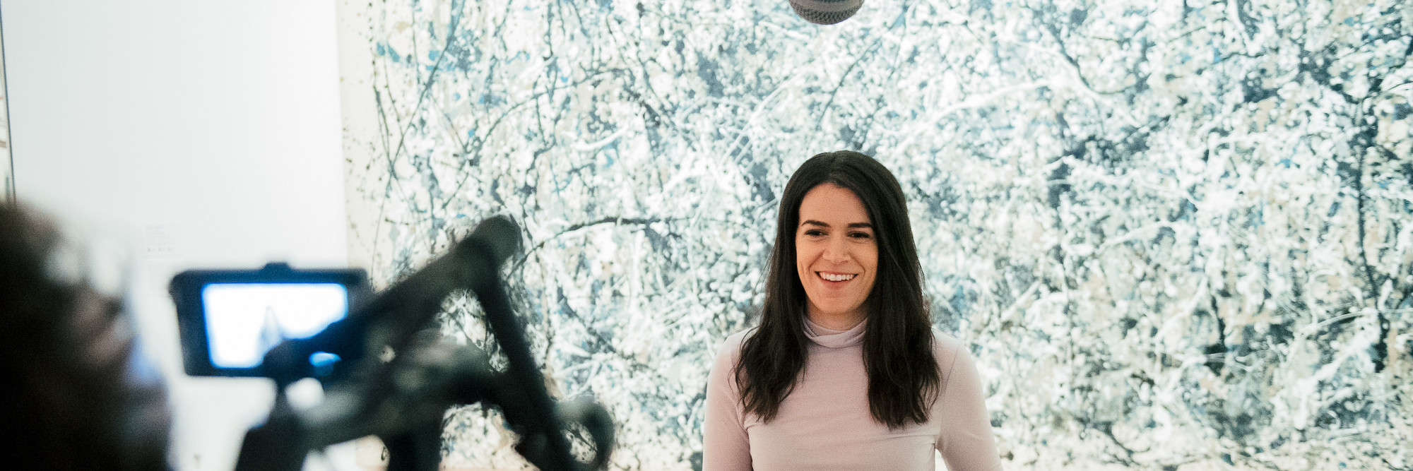 Photo: Ryan Muir from RDM Productions LLC. Shown: Jackson Pollock. One: Number 31, 1950. 1950. Oil and enamel paint on canvas. Sidney and Harriet Janis Collection Fund (by exchange). © 2017 Pollock-Krasner Foundation/Artists Rights Society (ARS), New York