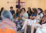 Art and Practice with Cecilia Vicuña, June 28, 2017, The Museum of Modern Art. Photo: Beatriz Meseguer/onwhitewall.com. © 2017 The Museum of Modern Art, New York