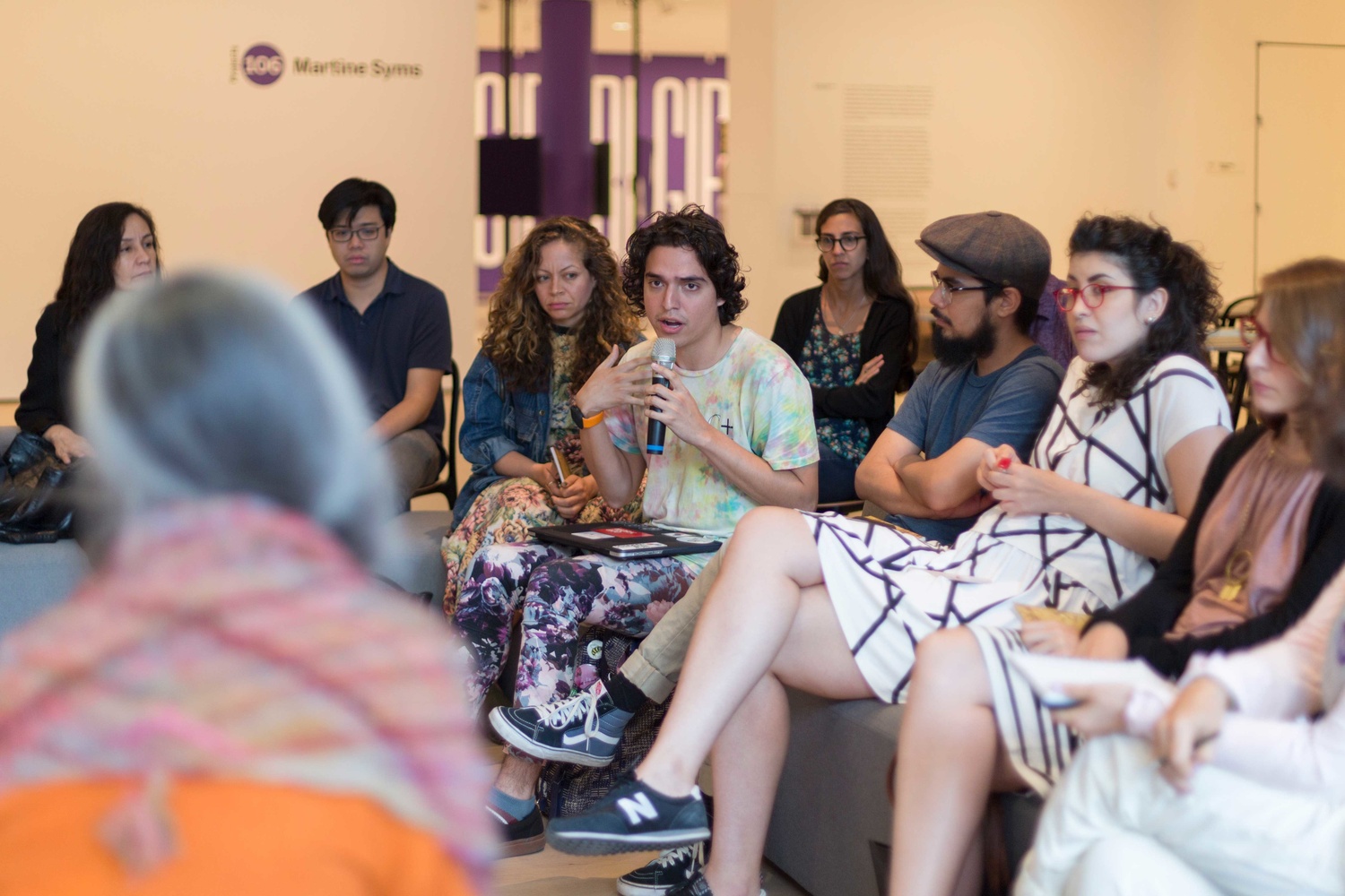 Art and Practice with Cecilia Vicuña, June 28, 2017, The Museum of Modern Art. Photo: Beatriz Meseguer/onwhitewall.com. © 2017 The Museum of Modern Art, New York
