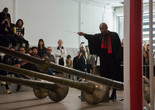 Terry Adkins. Last Trumpet. Performance view, Performa 13, 2013. Courtesy of Performa. © Chani Bockwinkel